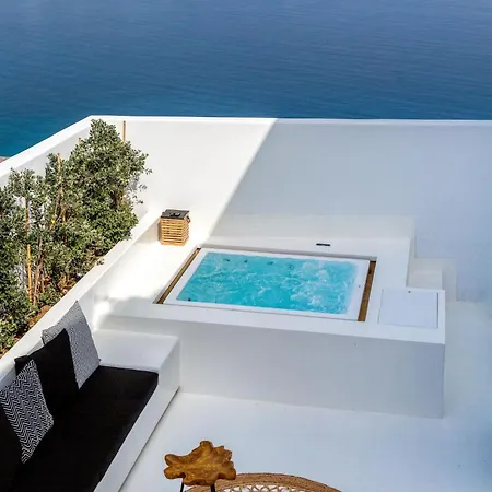 Exquisite Mykonos 6 Bedrooms Hephaestus Ii Infinity Pool Outdoor Jacuzzi 빌라 *