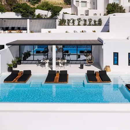 Exquisite Mykonos 6 Bedrooms Hephaestus Ii Infinity Pool Outdoor Jacuzzi 프사로우