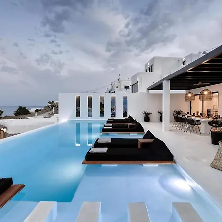 빌라 Exquisite Mykonos 6 Bedrooms Hephaestus Ii Infinity Pool Outdoor Jacuzzi