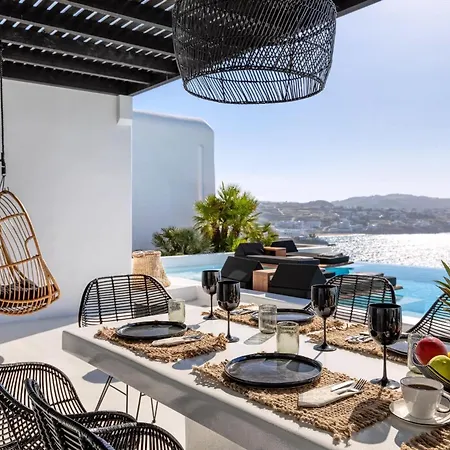 Villa Exquisite Mykonos 6 Bedrooms Hephaestus Ii Infinity Pool Outdoor Jacuzzi