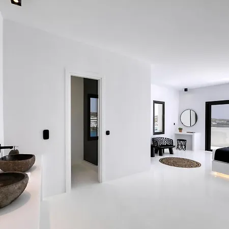 빌라 Exquisite Mykonos 6 Bedrooms Hephaestus Ii Infinity Pool Outdoor Jacuzzi *