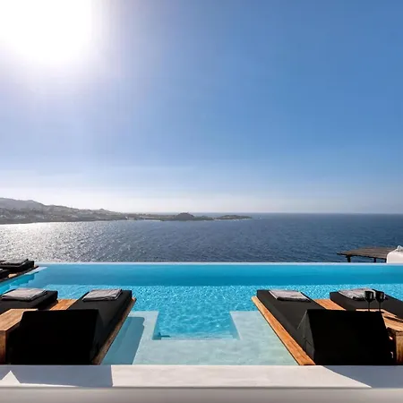 Exquisite Mykonos 6 Bedrooms Hephaestus Ii Infinity Pool Outdoor Jacuzzi *