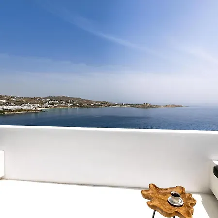 Exquisite Mykonos 6 Bedrooms Hephaestus Ii Infinity Pool Outdoor Jacuzzi * 프사로우